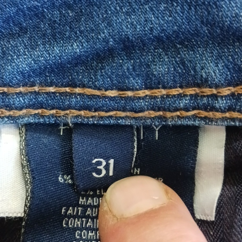 Fidelity Denim Mila Crop 9 Year Aged, Mid Rise Skinny Jeans, Size 31 - Picture 14 of 16